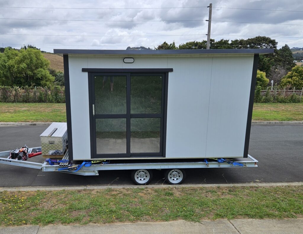 Go Cabin on trailer